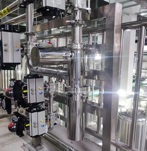 Hyperfore sanitary pigging system site installation