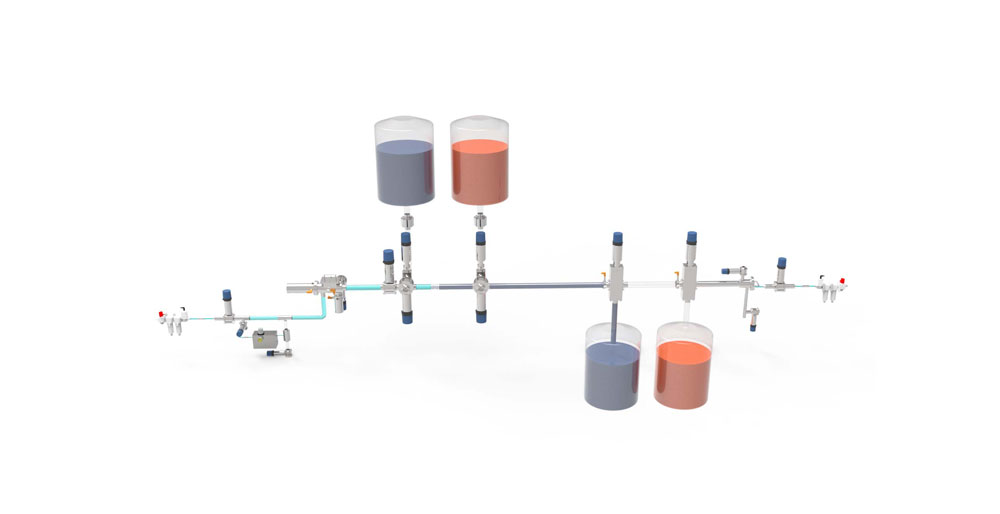 微残留多源多目标单入清管系统